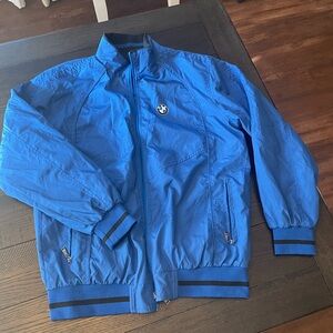 Men’s large reversible BMW, jacket, great mid weight for fall or spring.
